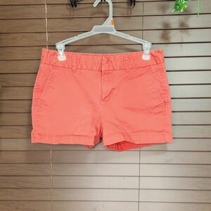 Khakis by Gap City 3-in Neon Coral Women's Shorts Size 0